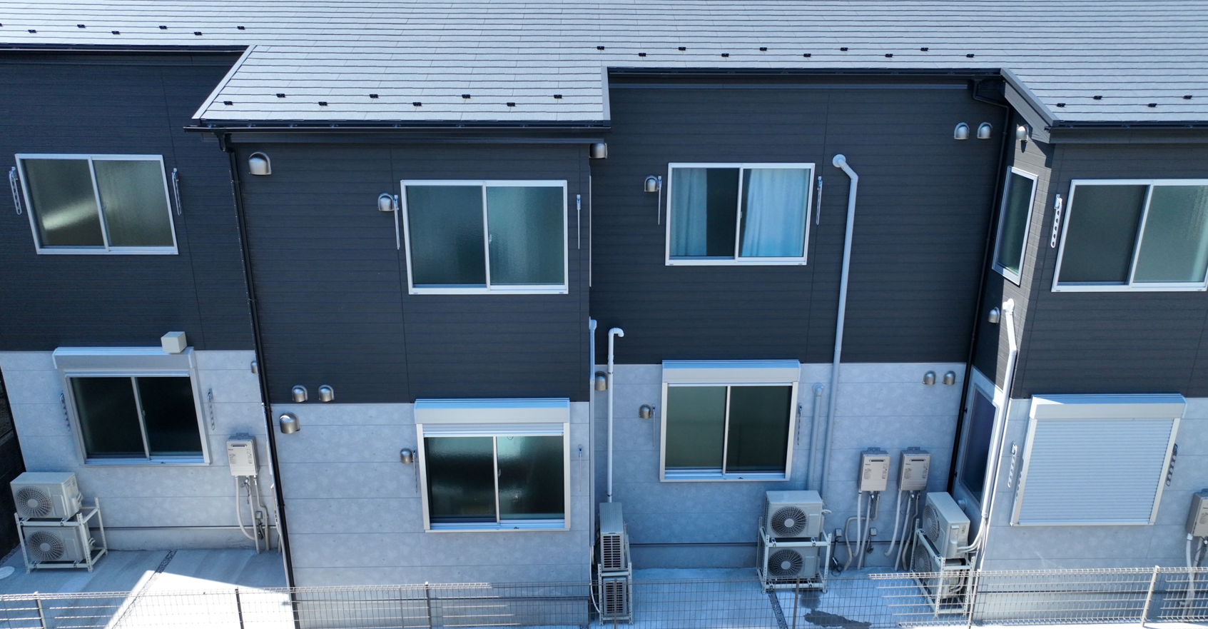 不動産物件の外観撮影