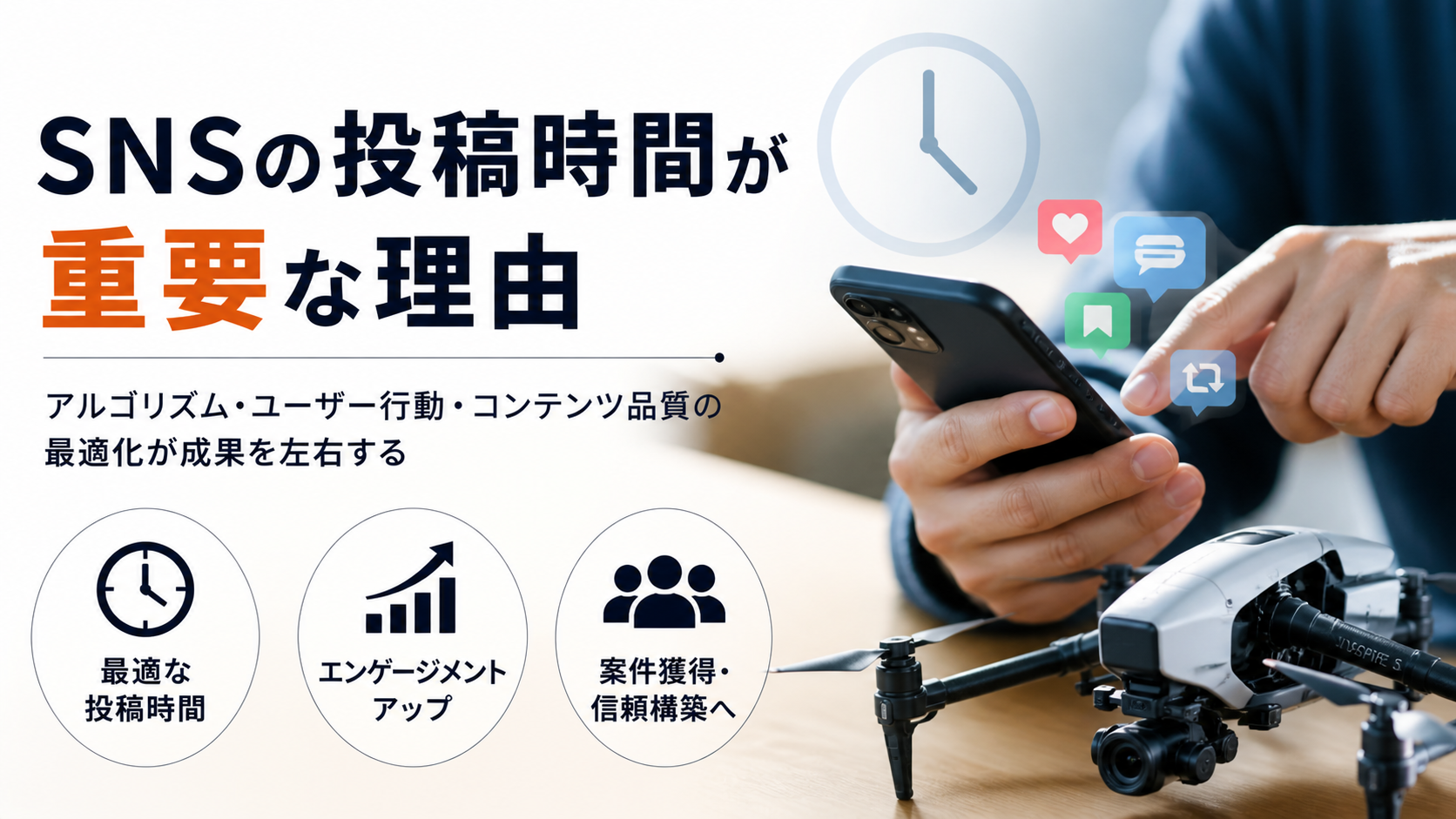 SNSの投稿時間が重要な理由